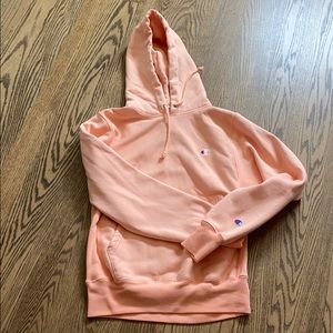 champion peach orange color hoodie brand new xs